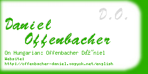 daniel offenbacher business card